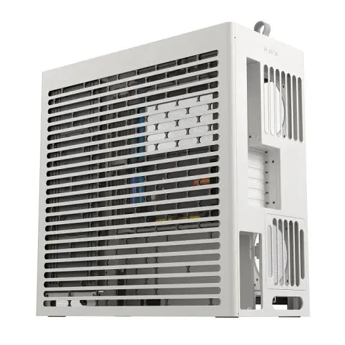 Корпус HAVN HS 420, White, без БЖ, Mid Tower, для E-ATX / ATX / MicroATX / Mini-ITX, 1xType-C / 2xUSB 3.2, макс. CPU - 185 мм / VGA - 480 мм, бічна та передня панель із загартованого скла (HVN-CA-HS420-05) - фото 4