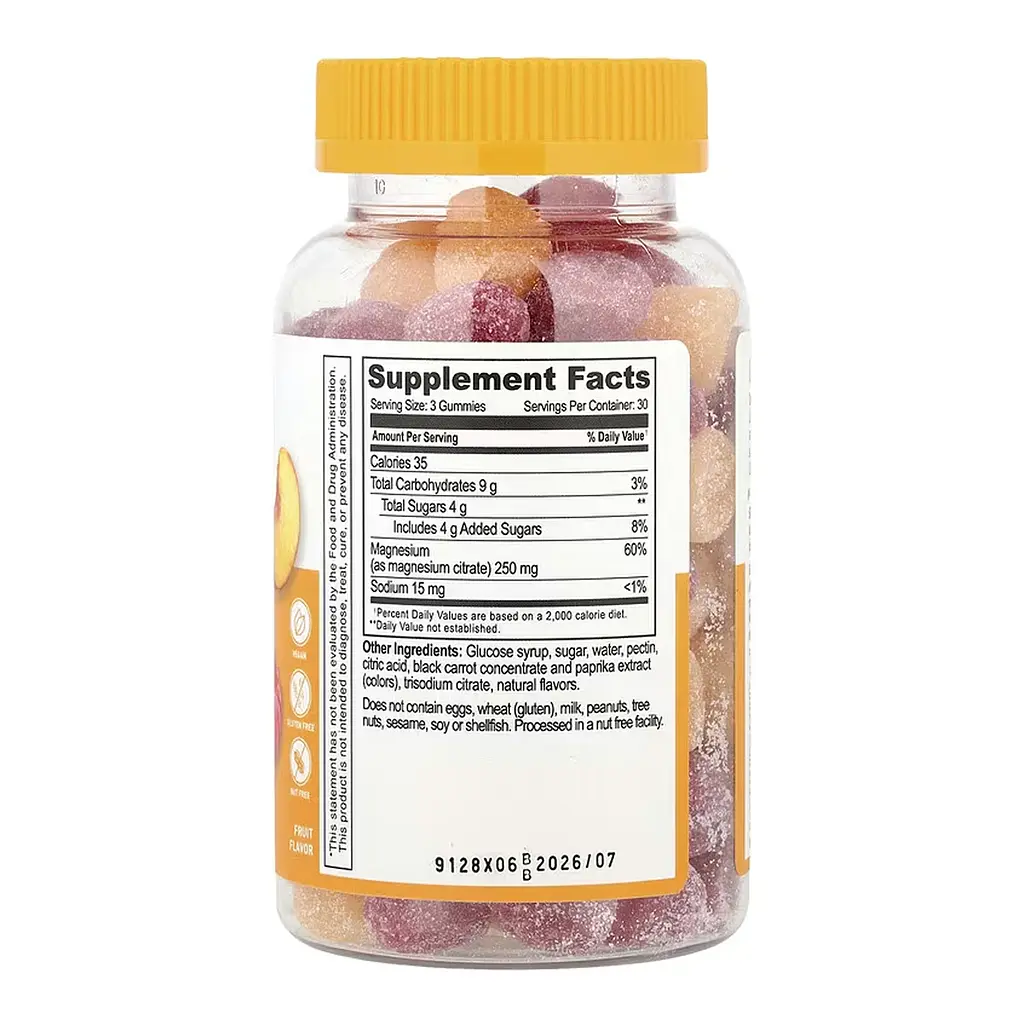 Магній цитрат Magnesium Citrate 250mg Adult - 90 gummies - фото 2