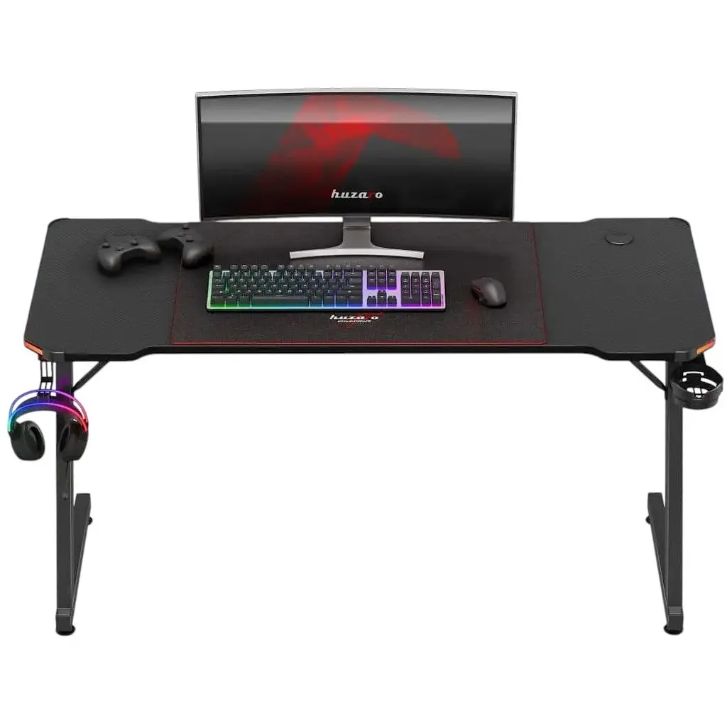 Компьютерный стол Huzaro Hero 3.3 RGB black - фото 5