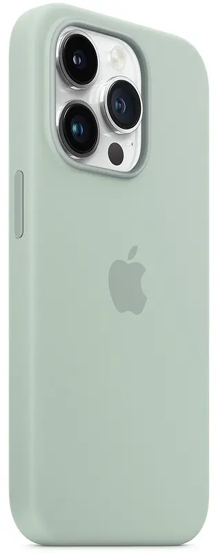 Чохол Silicone Case with MagSafe для Apple iPhone 14 Pro Succulent AAA [74218] - фото 4