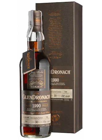 Віскі Glendronach #7006 CB Batch 18 1990 30 yo Single Malt Scotch Whisky 0.7 л в подарунковій упаковці - фото 1