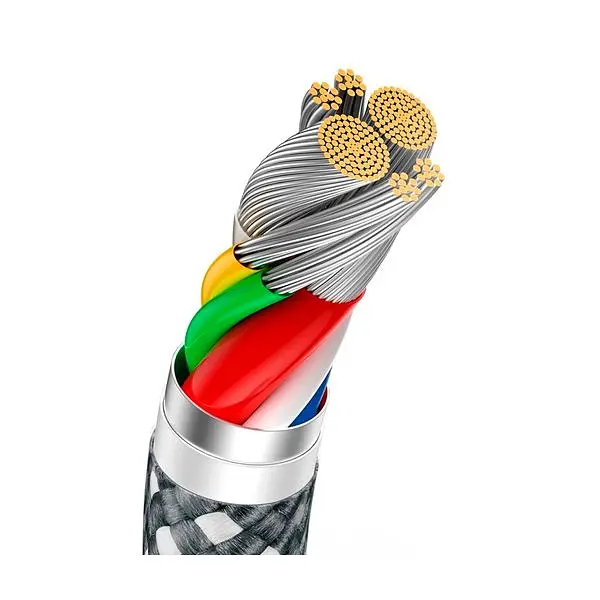 Кабель Baseus Dynamic Series Fast Charging Data Cable Type-C to Type-C 100W 1m CALD000216 Slate Grey - фото 6