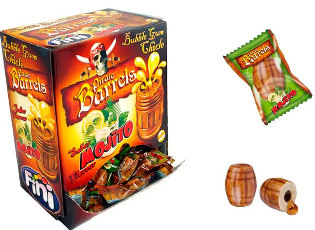 Жуйка Fini Pirate Barrels Mojito Gum 1шт - фото 6