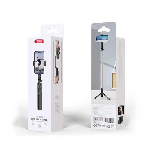 Монопод XO SS13 Bluetooth Selfie Stick for Tripods 106см Чорний - фото 2