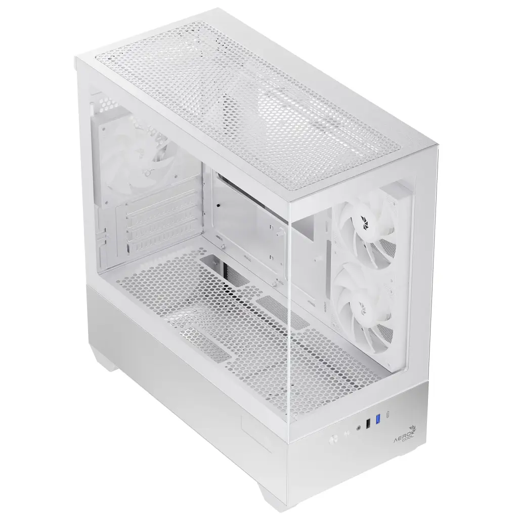 Корпус для ПК AeroCool P300D Digi-G-WT-v1 White (ACCS-PN05033.21) - фото 2