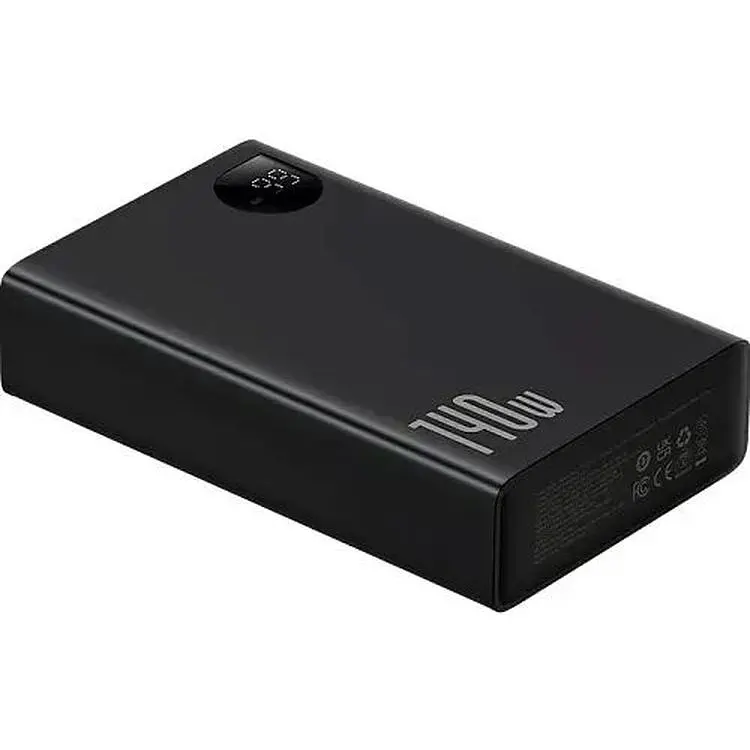 Портативна батарея Baseus Adaman Digital Display Fast Charge 24000 mAh 140W P10021508113-00 Black - фото 5