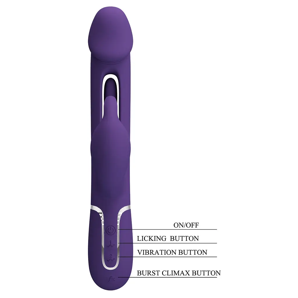 Вібратор PRETTY LOVE Kampas dark Purple PRETTY LOVE BW-500025-2 101623 - фото 3