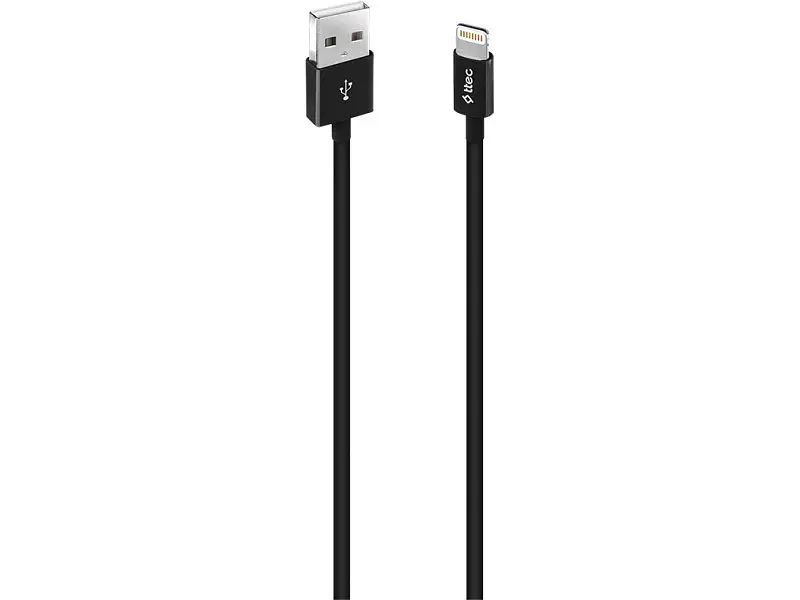 Кабель Ttec Lightning 1m Black (2DK7508S) - фото 2