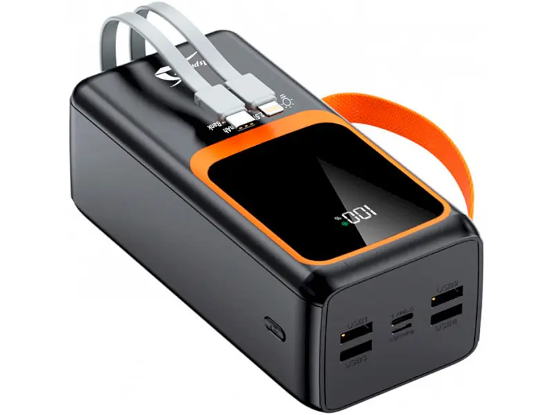 Зовнішній акумулятор (Power Bank) Aspiring Light 40 40000mAh Black (PPLH.L04) - фото 3