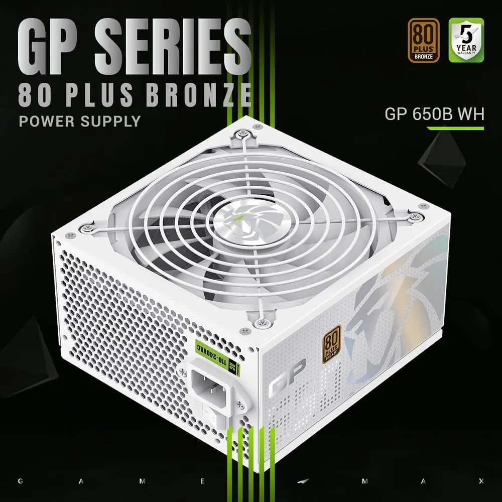 Блок питания GameMax GP 650B 650W 80+ Bronze White (GP 650B WH) - фото 6