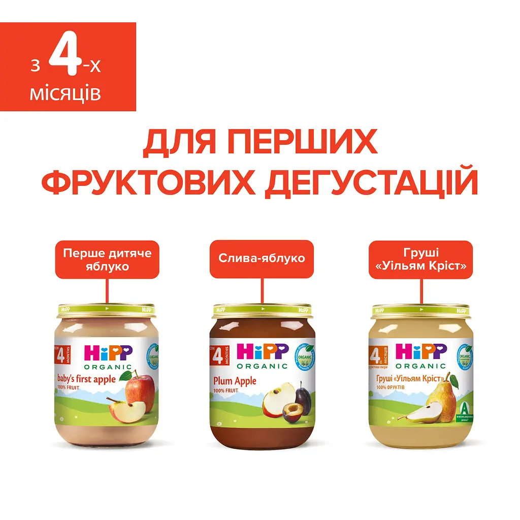 Органічне пюре HiPP Груші Вільям Кріст 125 г  - фото 7