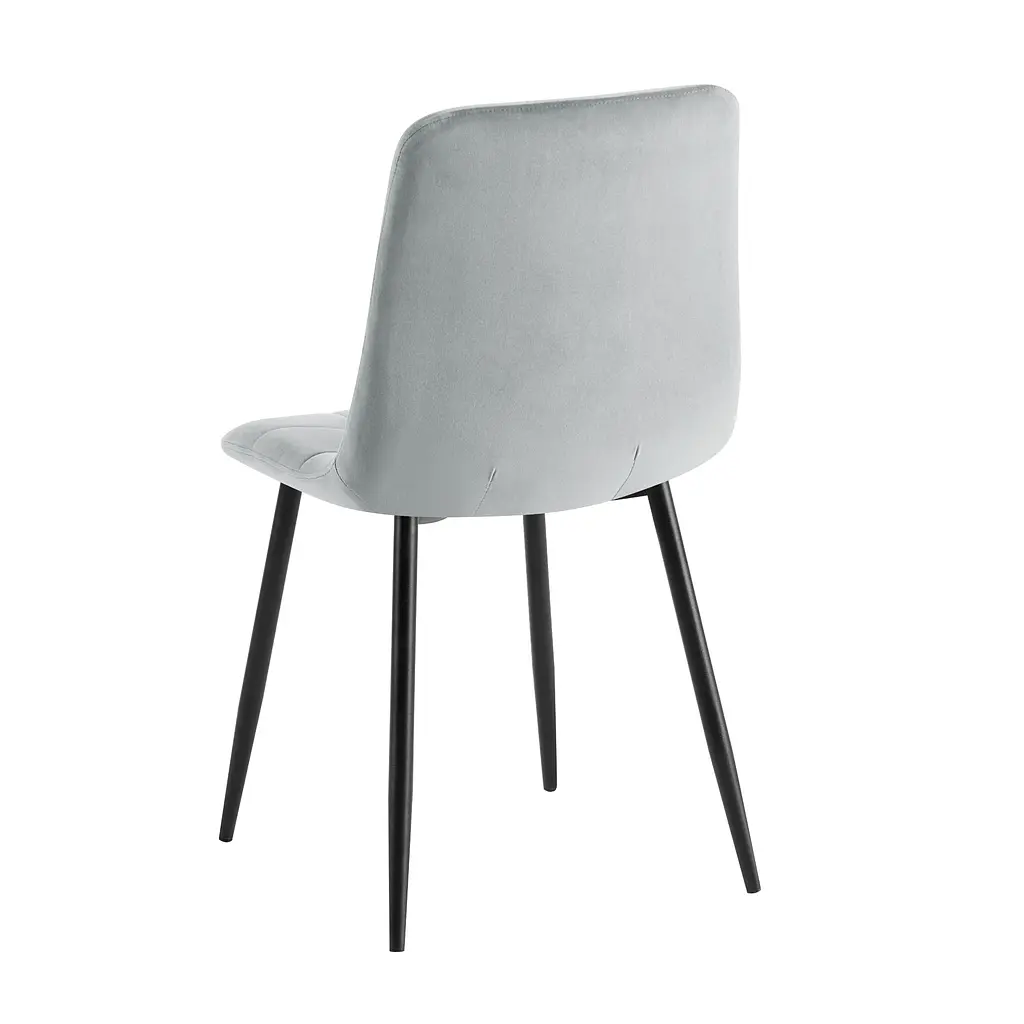 Стілець TED New Light Grey Velvet - фото 2