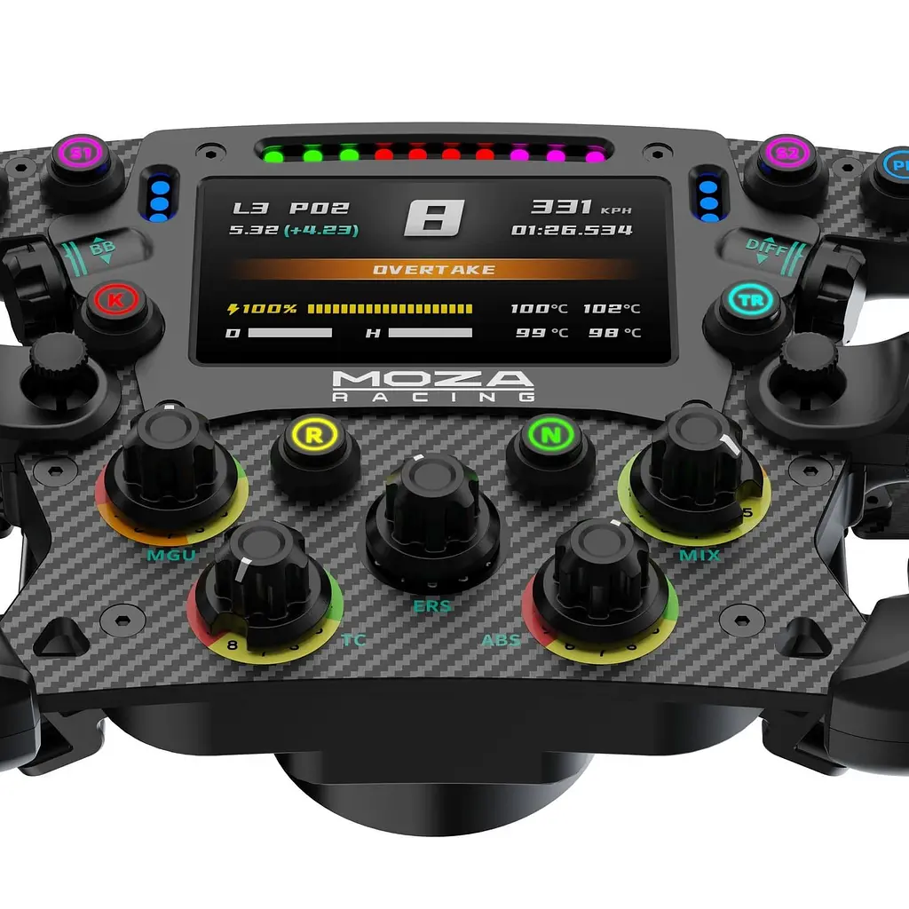 Руль MOZA Racing FSR V2 Formula for PC Экран 4.3" RGB - фото 5