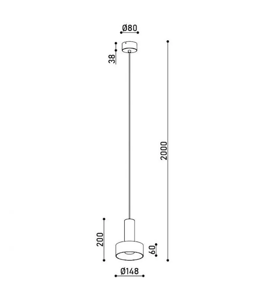 Світильник підвісний KLOODI DECO PE-LORA148 GU10 BK/GD - фото 4