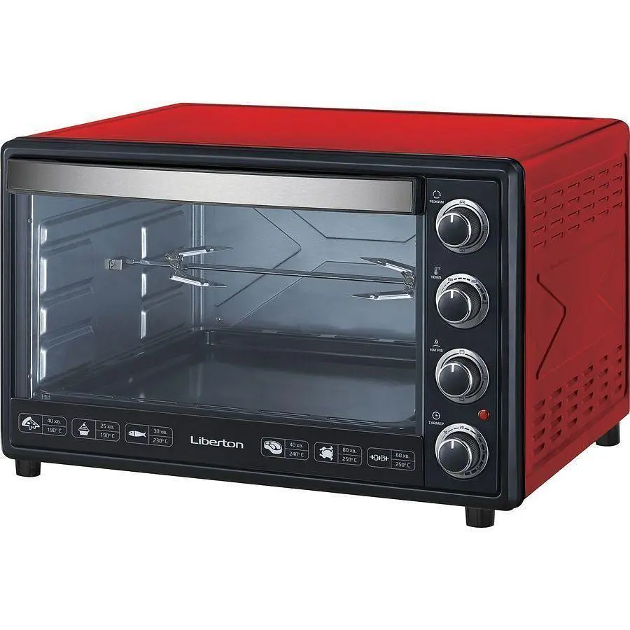 Електродуховка Liberton LEO-650 Red 65 л - фото 6