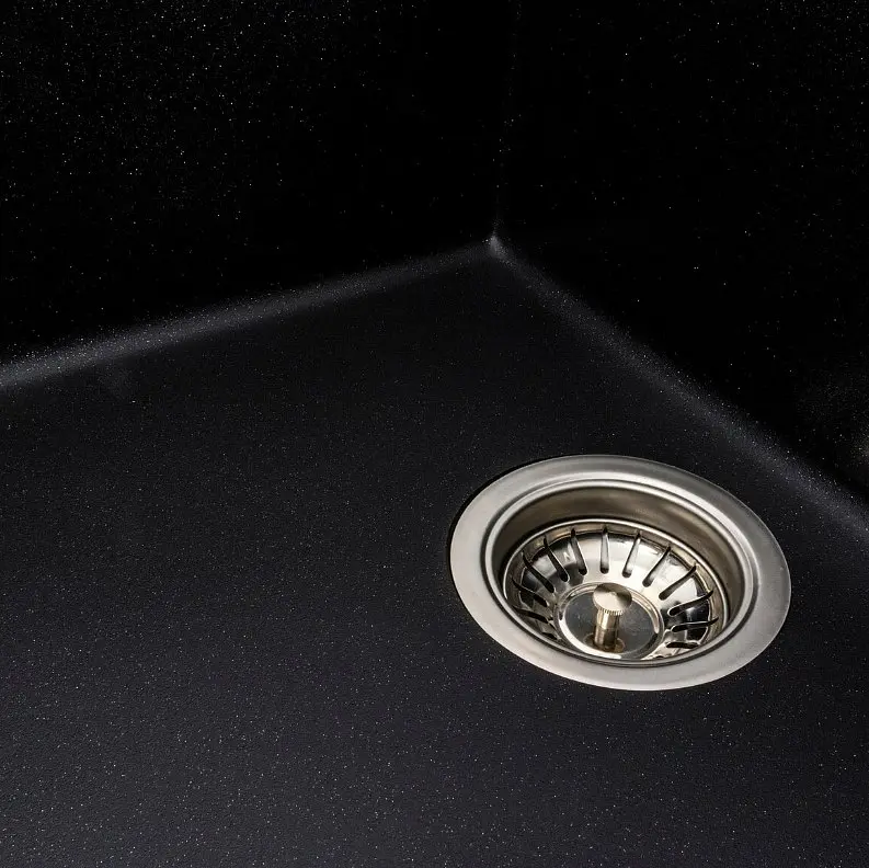 Кухонная мойка Platinum 7050 CASCADA черный металлик (SP000042108) - фото 4