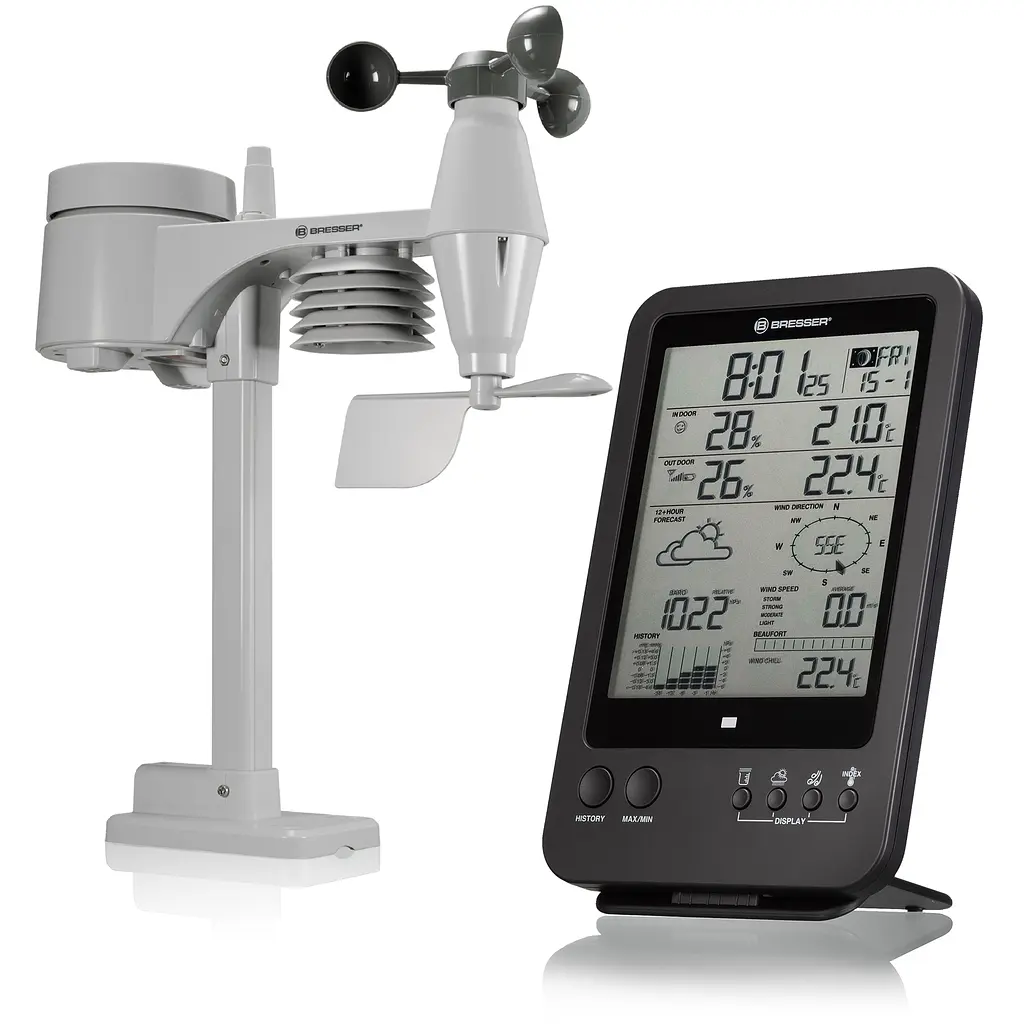 Метеостанція Bresser Weather Center 5-in-1 (7002510) - фото 8