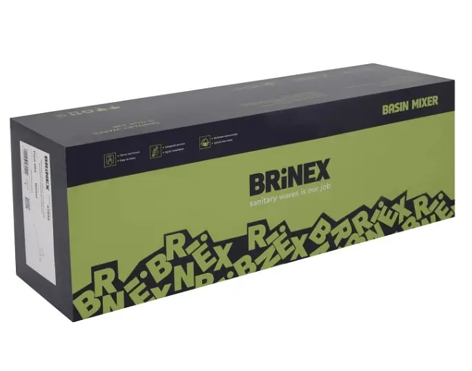 Смеситель для ванны Brinex Pure 006 Graphite BRIPUR006GRP - фото 6