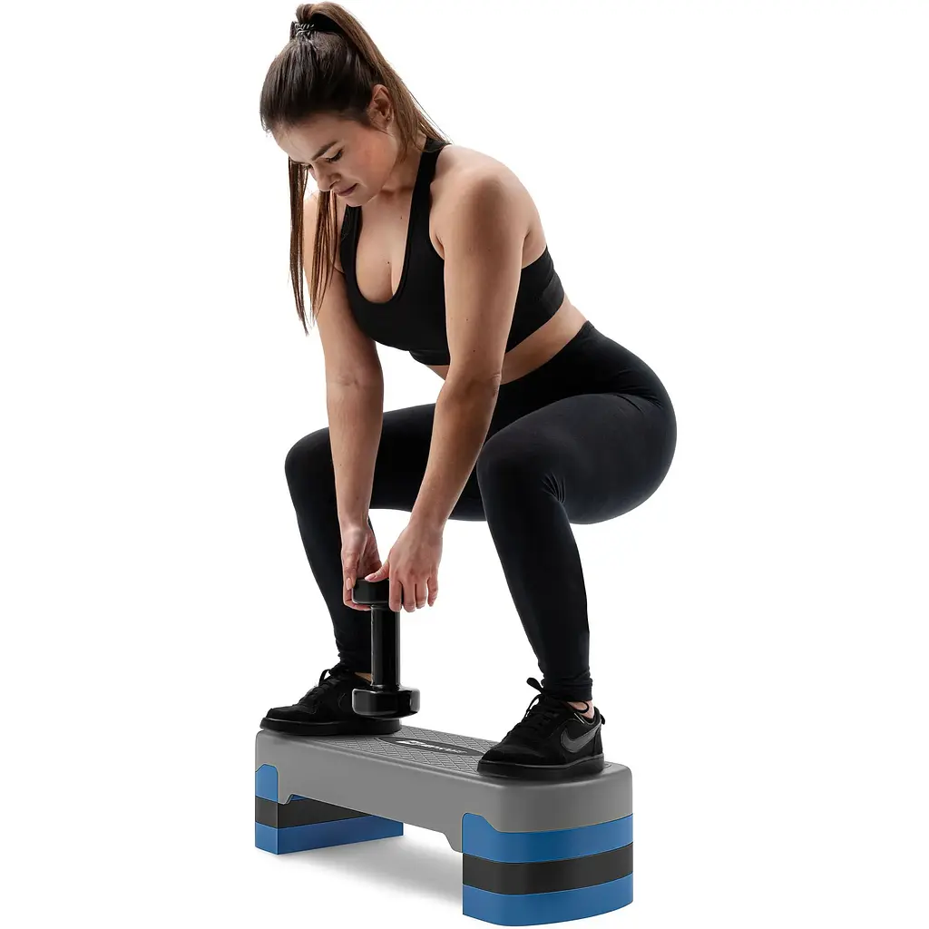 Степ платформа Hop-Sport HS-PP020AS сіро-синя - фото 2