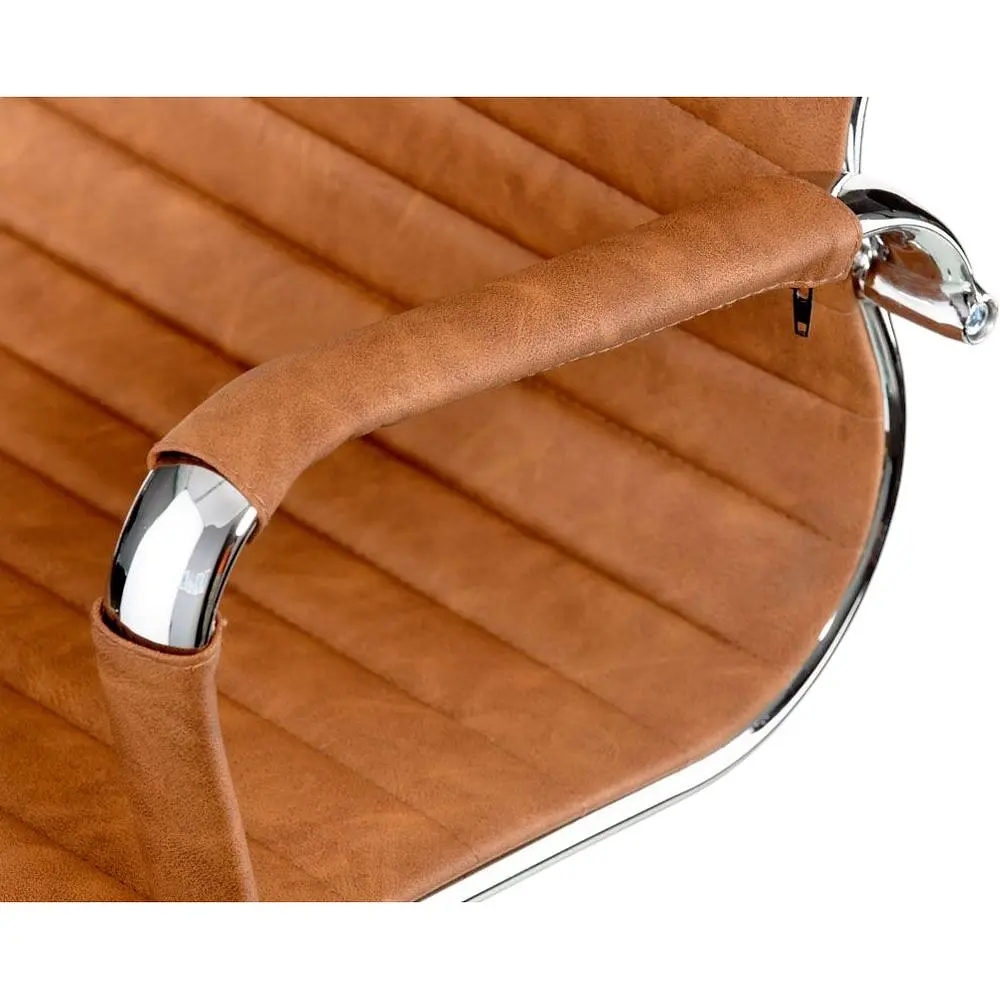 Офісне крісло Special4you Solano Artleather світло-коричневе (E5777) - фото 10
