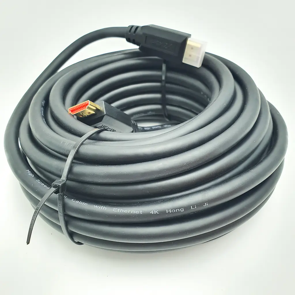 Кабель 4K HDMI to HDMI з підтримкою Ethernet UltraHD 4K шнур 10м чорний - фото 5