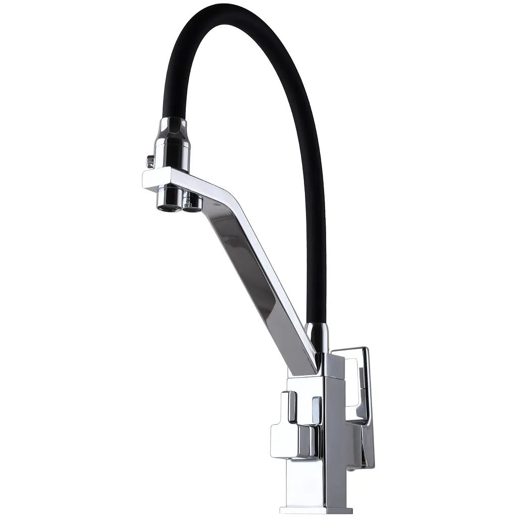 Смеситель для кухни под осмос Globus Lux Lazer GLLR-0900-00-01 000024675 Черный - фото 3