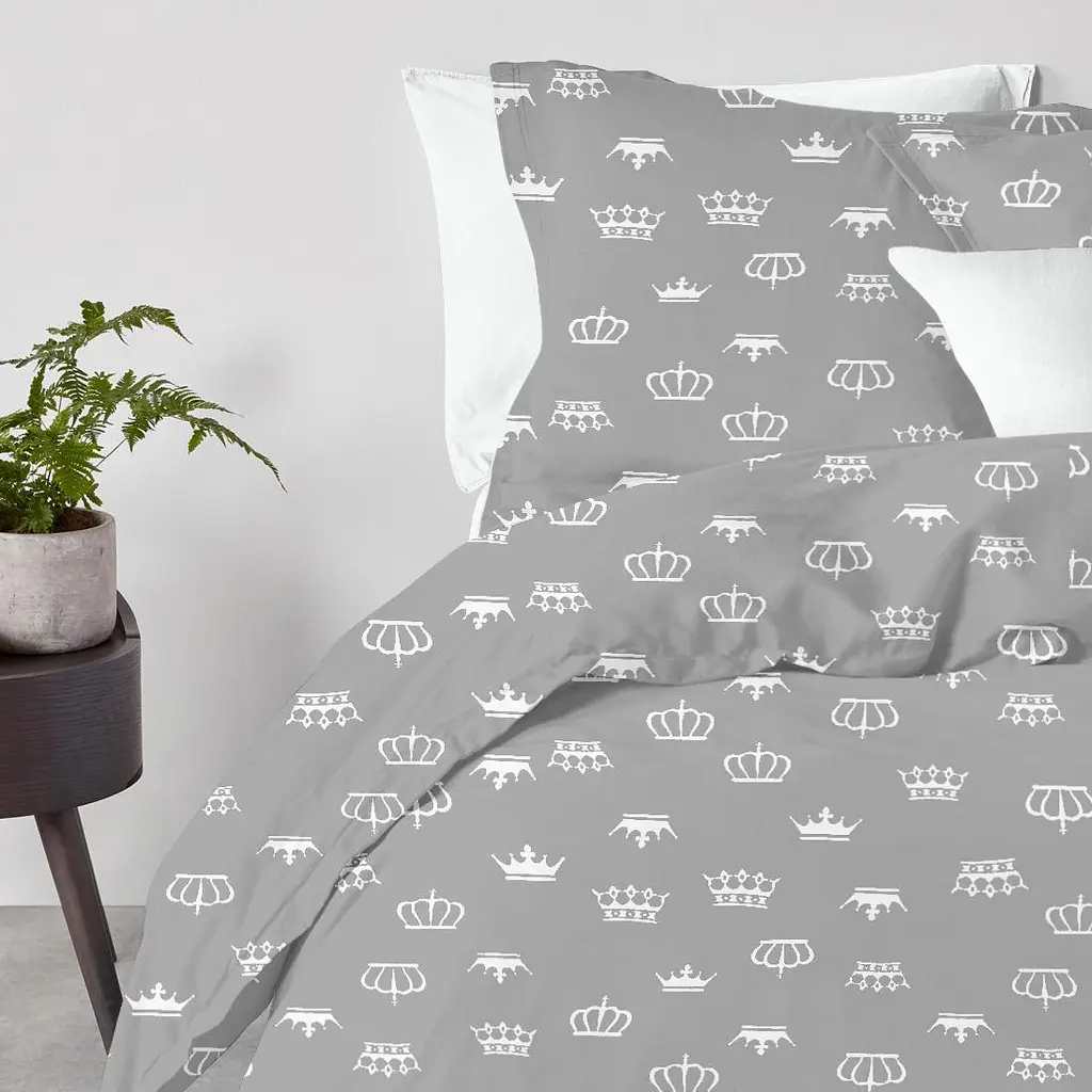 Набір наволочок Cosas Dots & crown 50х70 см бежевий (SetPillow_Crown_CrownGrey_50х70) - фото 8