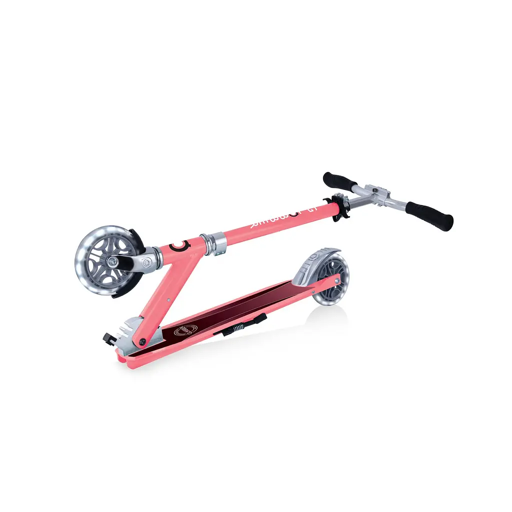 Самокат Globber Flow element lights, колеса з підсвічуванням, рожевий (721-177) - фото 7