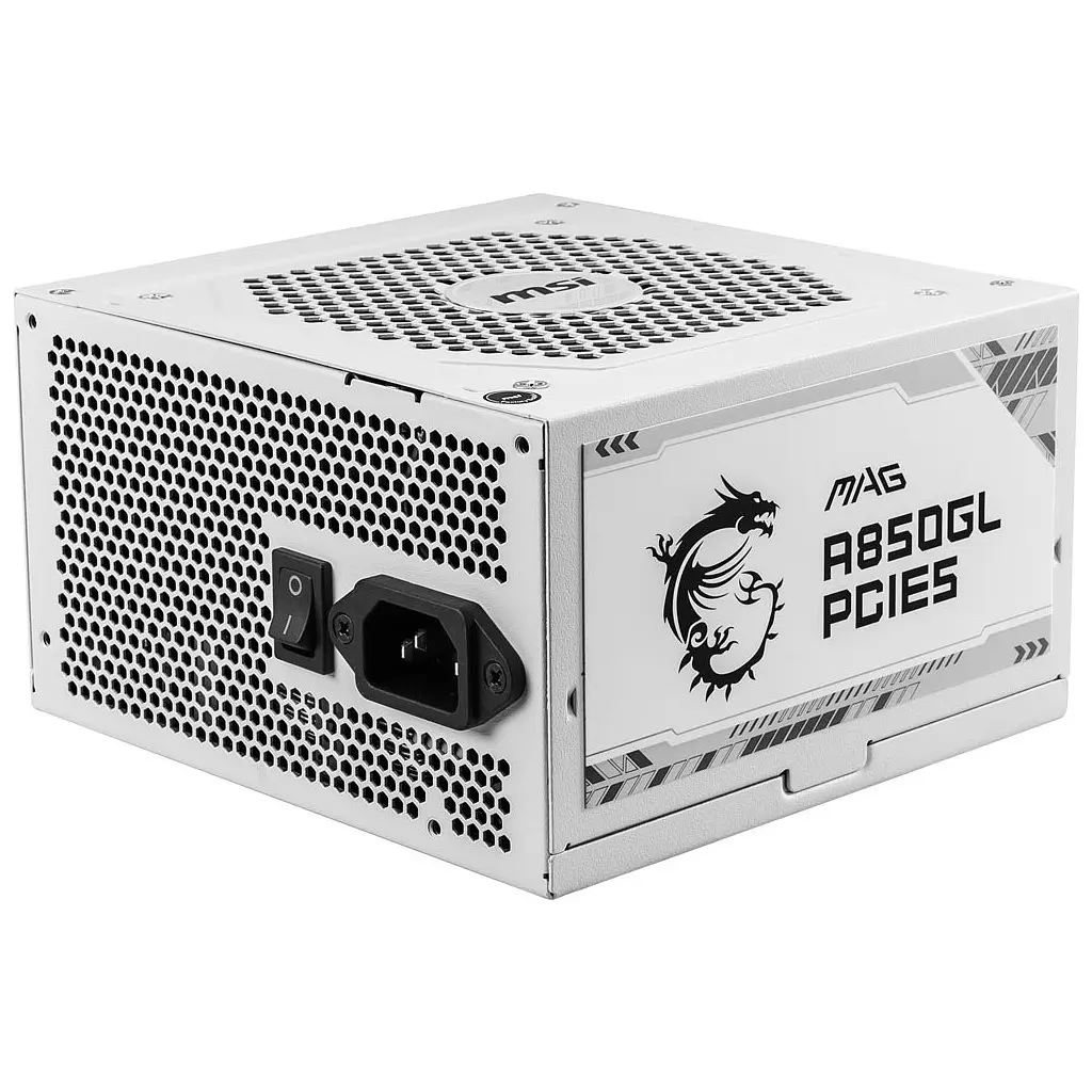 Блок живлення MSI 850W (MAG A850GL PCIE5 WHITE) - фото 3