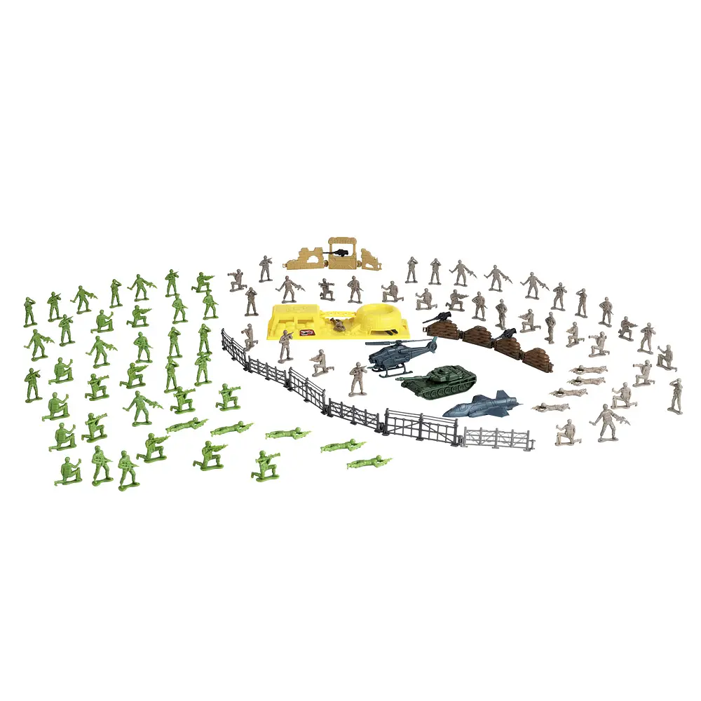 Ігровий набір Chap Mei Солдати Bucket Playset, кейс, 100 елементів (545032) - фото 4