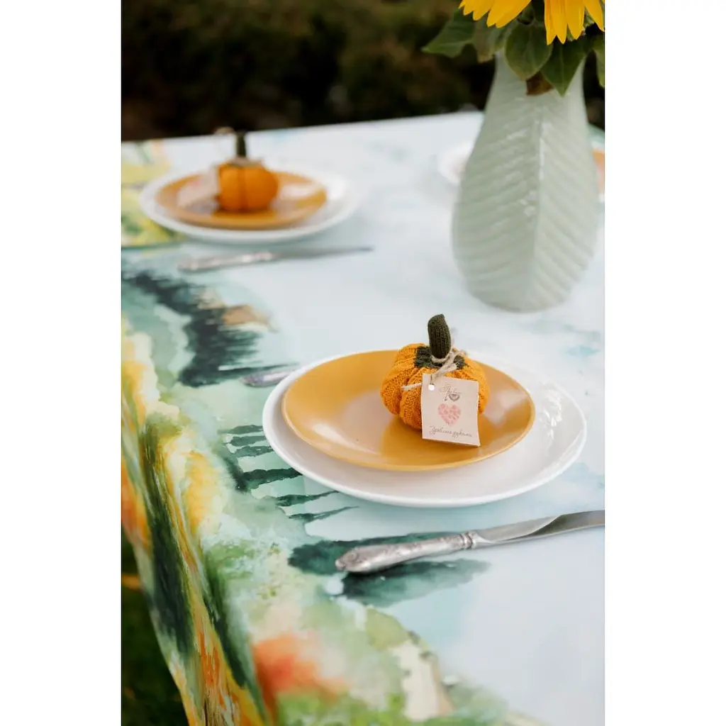 Скатертина Прованс Digitale Деревця 180х134 см (15434) - фото 6