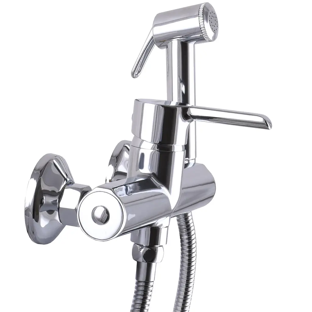 Змішувач гігієнічний Domino Prestige DPS-206N хром (25214) - фото 2