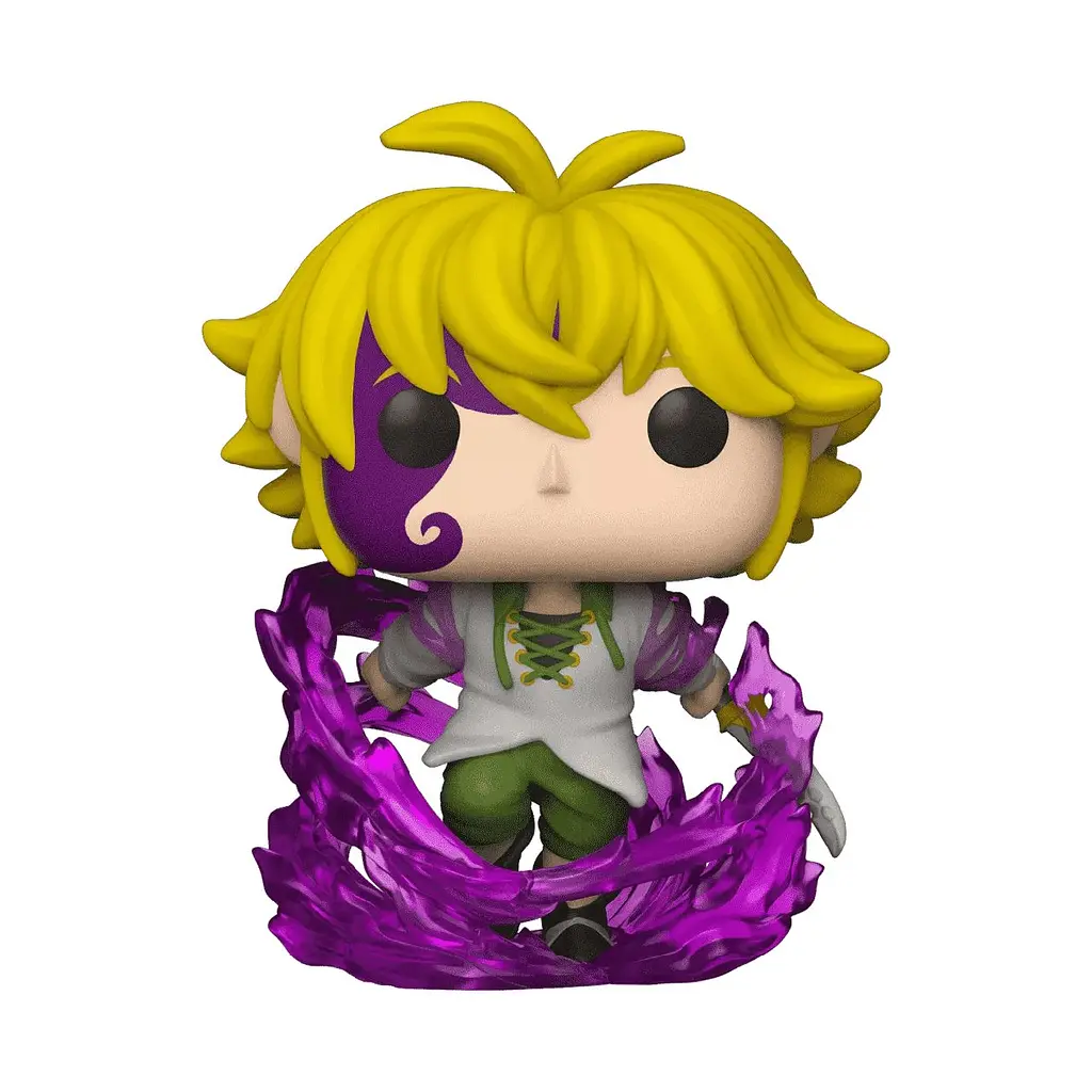 Фігурка Funko Pop Сім смертних гріхів Меліодас The Seven Deadly Sins Meliodas 10 см Exclusive SDS M E 1345 - фото 2