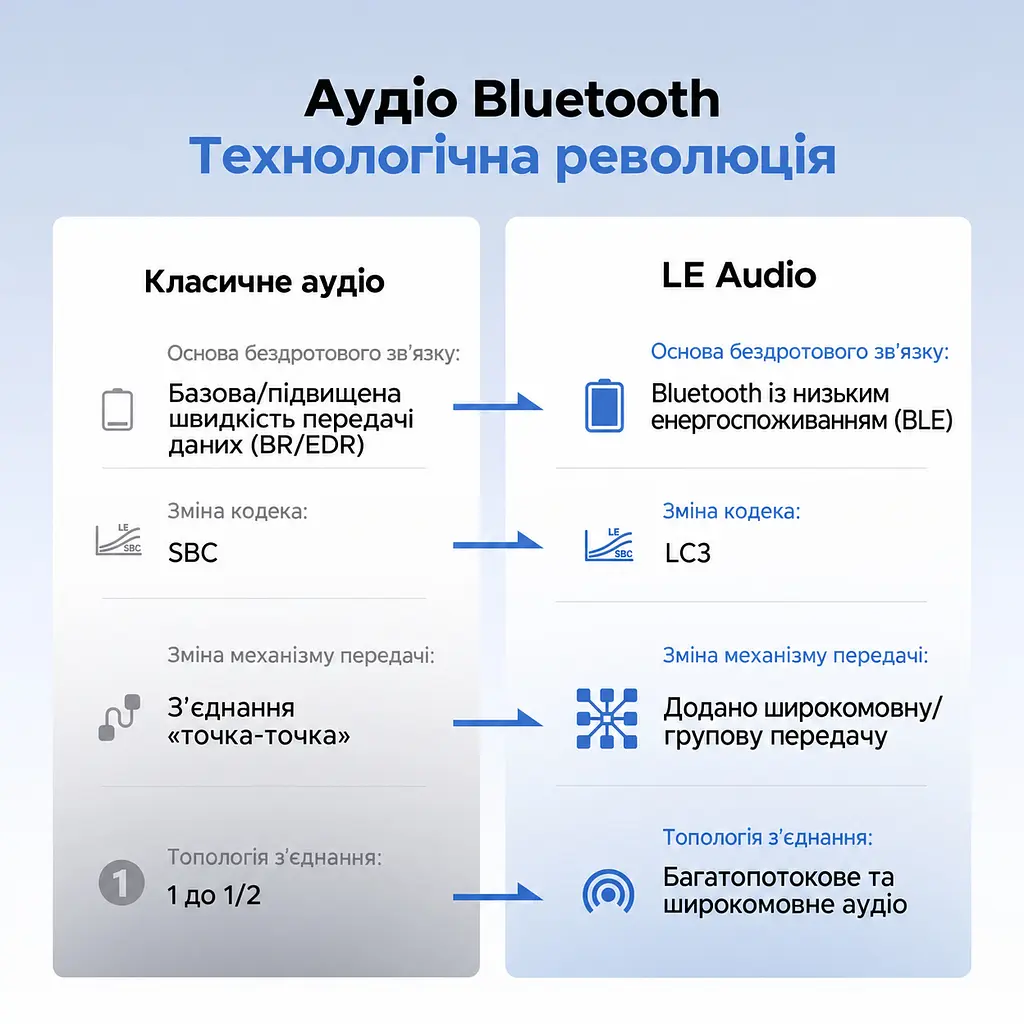 Bluetooth 6.0 аудіопередавач UGREEN BT701 аудіоадаптер з підключенням до джерела звуку через USB-C з трансляцією LE Audio Auracast на сумісні пристрої з кодеками aptX HD aptX Adaptive LC3 із затримкою менш як 40 мс у LE Audio Unicast зі спільним прослуховуванням у класичному режимі без aptX HD для PS5 Switch ПК Mac з кнопкою перемикання кодеків Plug & Play з автоматичним повторним підключенням навушників з дальністю передавання до 10 м без перешкод чорний (65708) - фото 8