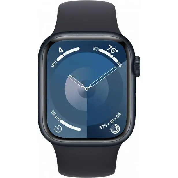 Смарт-годинник Apple Watch Series 9 GPS 45 mm Midnight Aluminum Case w. Midnight Sport Band-S/M (MR993) - фото 2