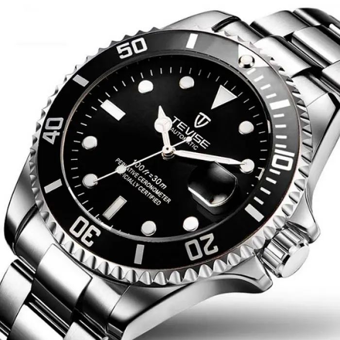 Мужские часы Tevise Daytona Black - фото 2