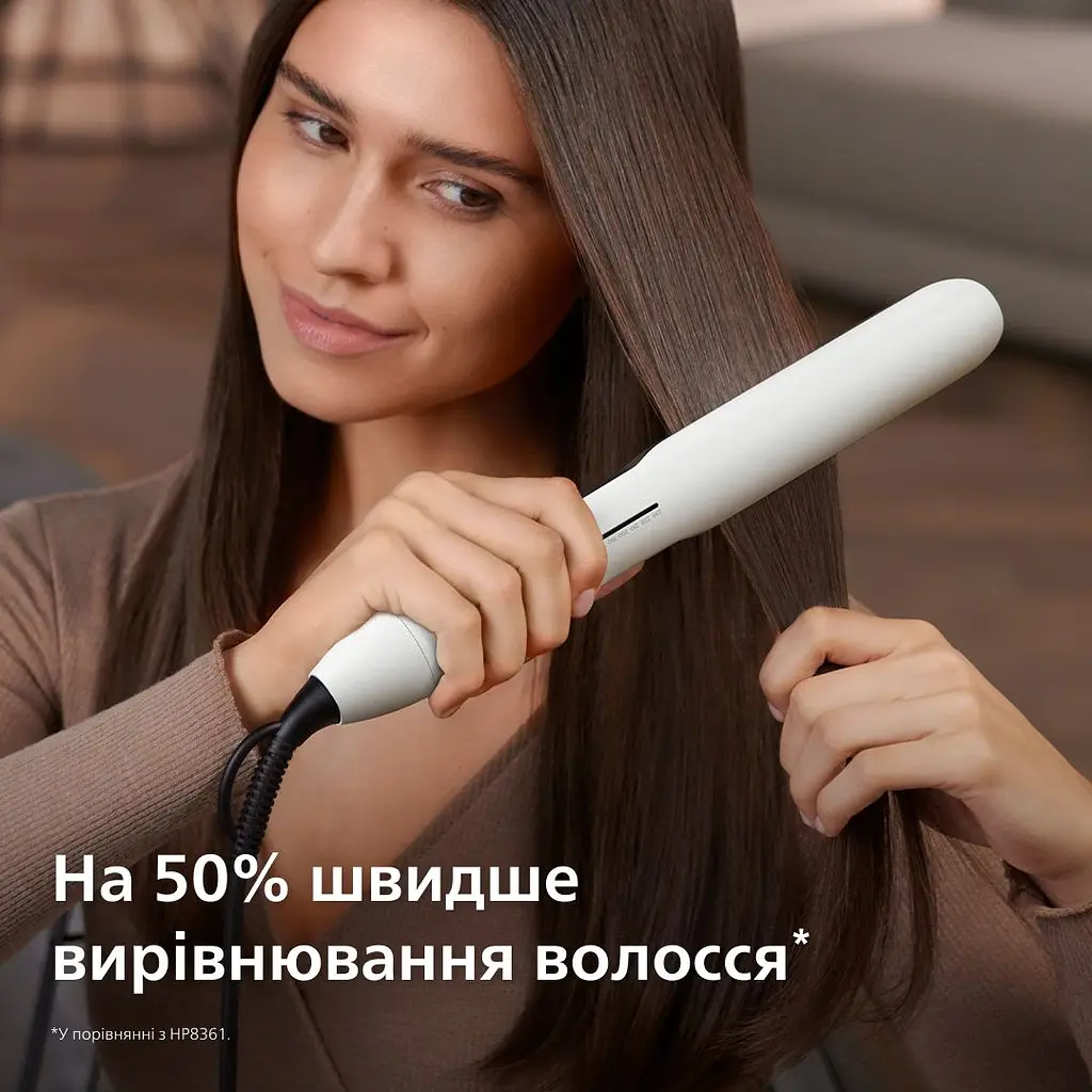 Випрямляч Philips Series 5000 білий (BHS515/00) - фото 4