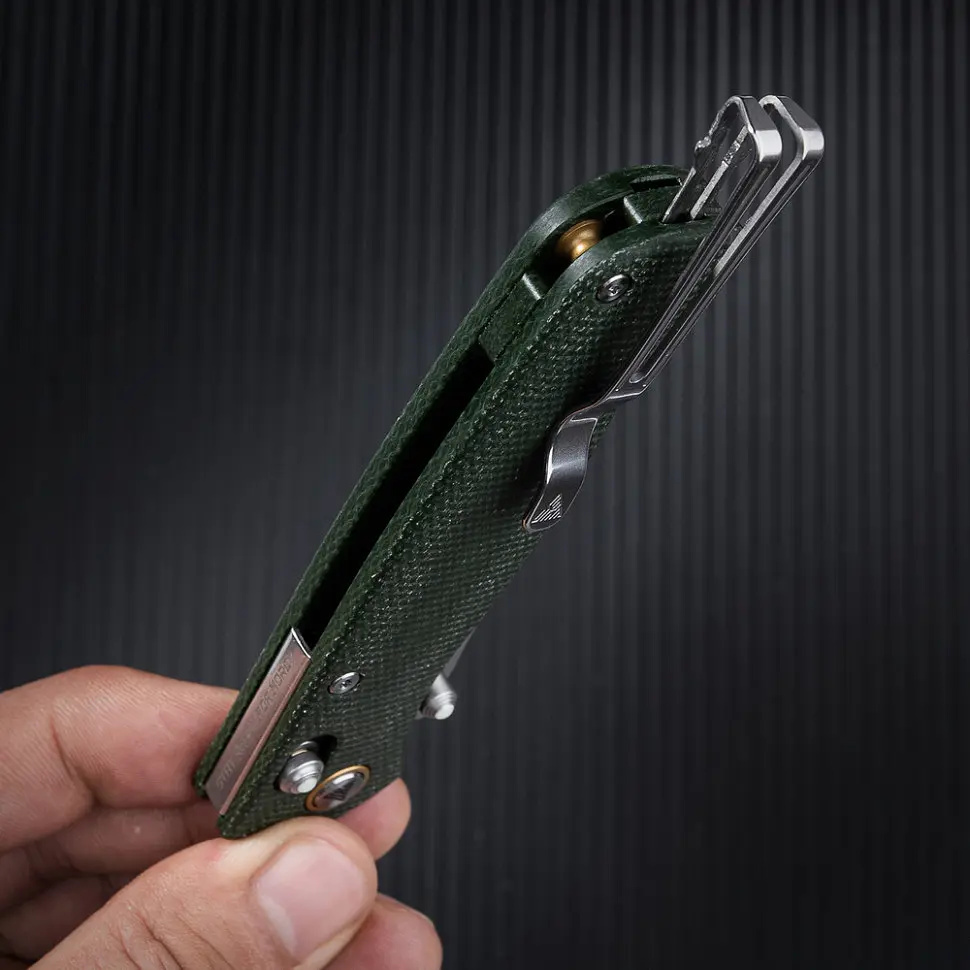 Нож складной SRM Medal 255L-MG2, темно-зеленый. - фото 8