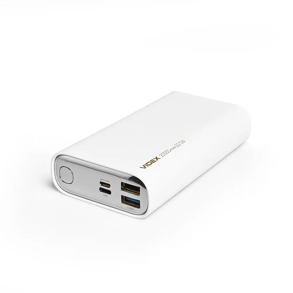 Повербанк 20000mAh Videx VPB-320 22.5W White (VPB-320-W) - фото 3