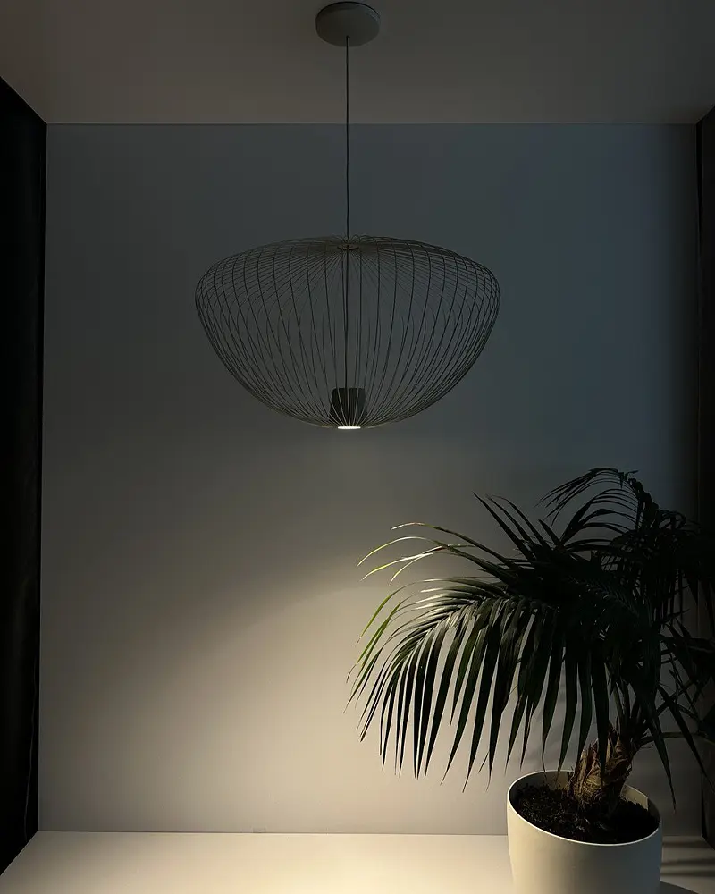 Подвесной светильник, люстра Nowodvorski 11251 Pumpkin L GU10 1x10W IP20 Светло-серый - фото 8