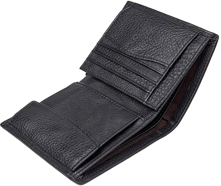 Мужской кожаный кошелек Vintage 10x12 см acs0015719 - фото 5