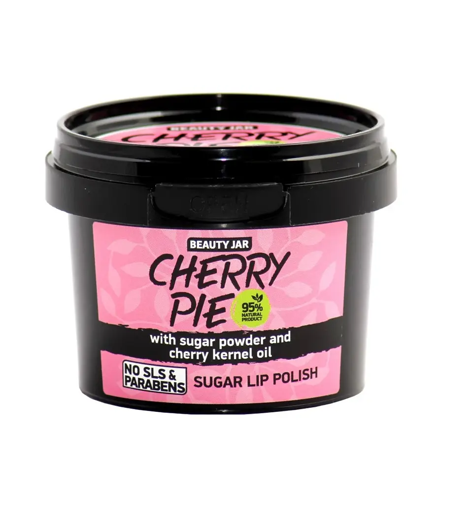 Пом'якшуючий цукровий скраб для губ Cherry Pie Beauty Jar 120 г - фото 2