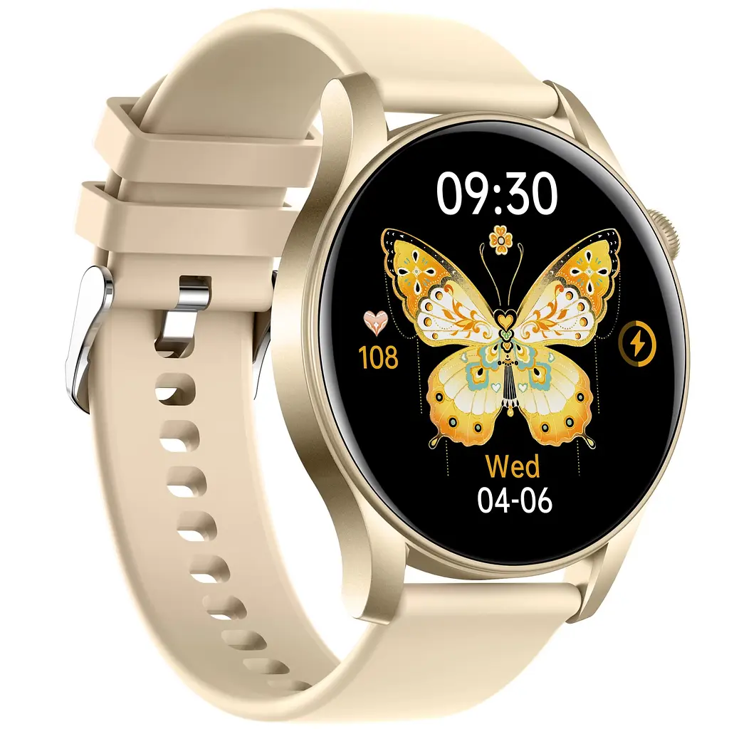 Смарт-годинник жіночий Lemfo KC88 Gold (e18ae6f3)