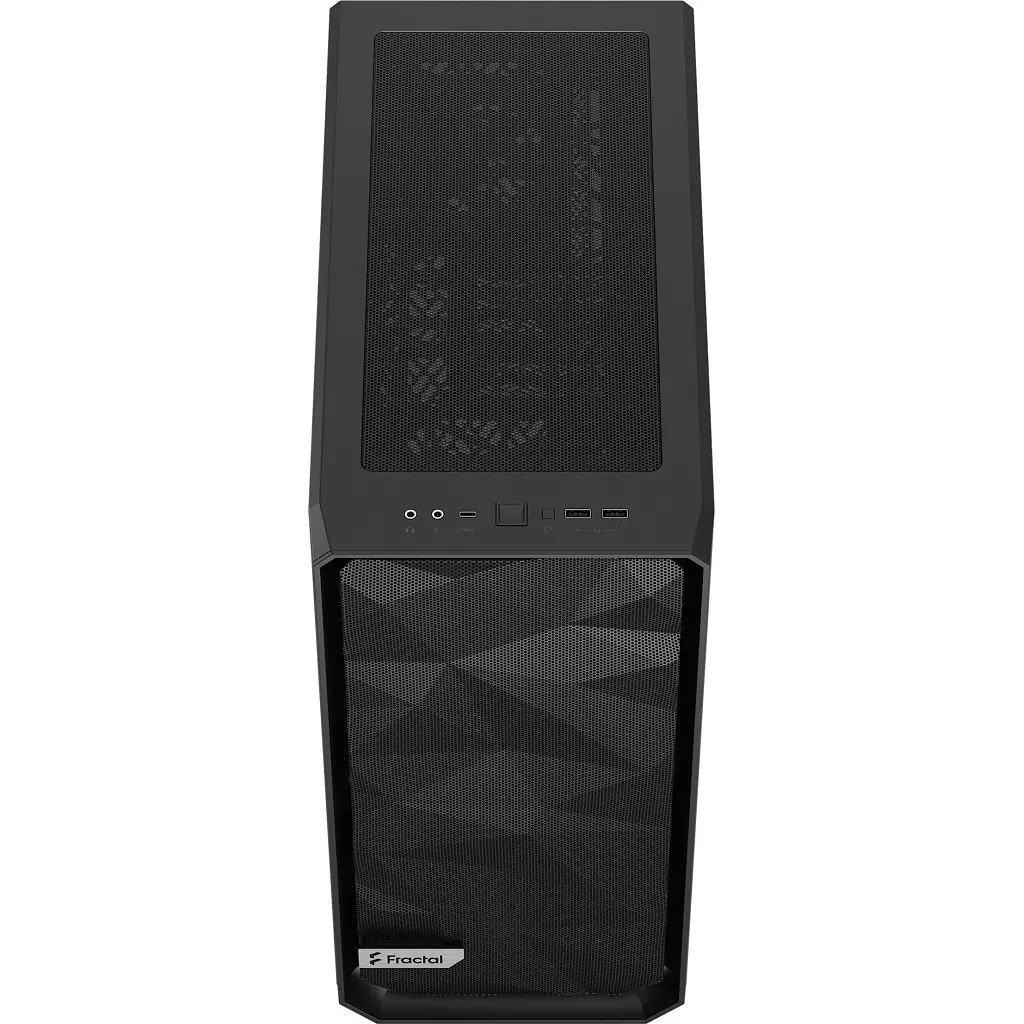 Корпус для ПК Fractal Design Meshify 2 Compact Black TG DT (FD-C-MES2C-02) - фото 8