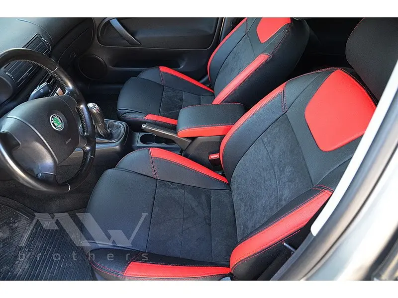 Авточохли модельні MW Brothers для Skoda SuperB I c 2002 - фото 8