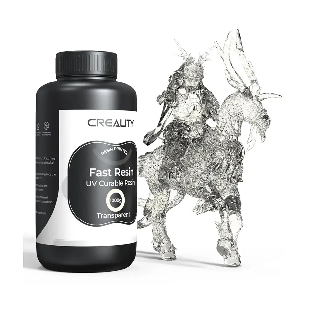 Фотополімерна смола Creality Resin, LCD Fast, 1kg, transparent (3302180006)