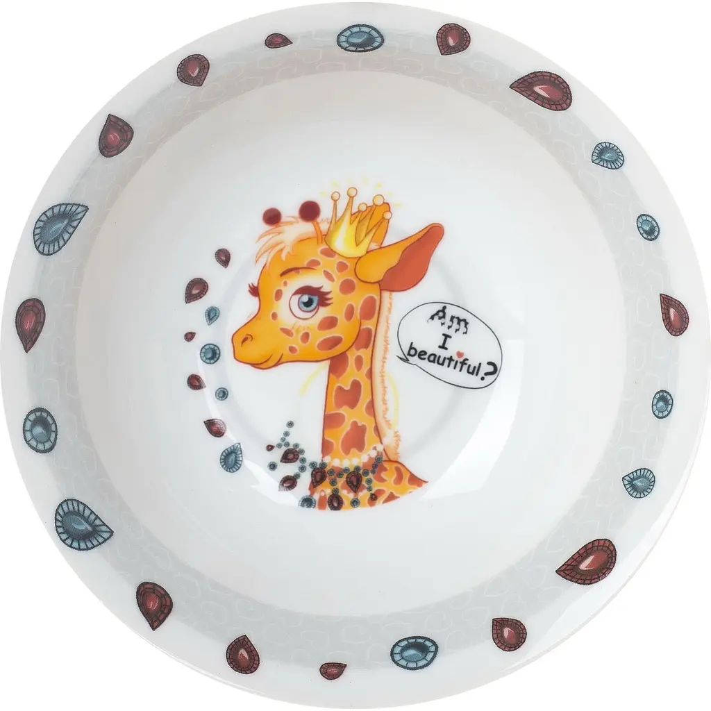 Набір дитячого посуду Limited Edition Giraffe 3 предмети (YF6025) - фото 4