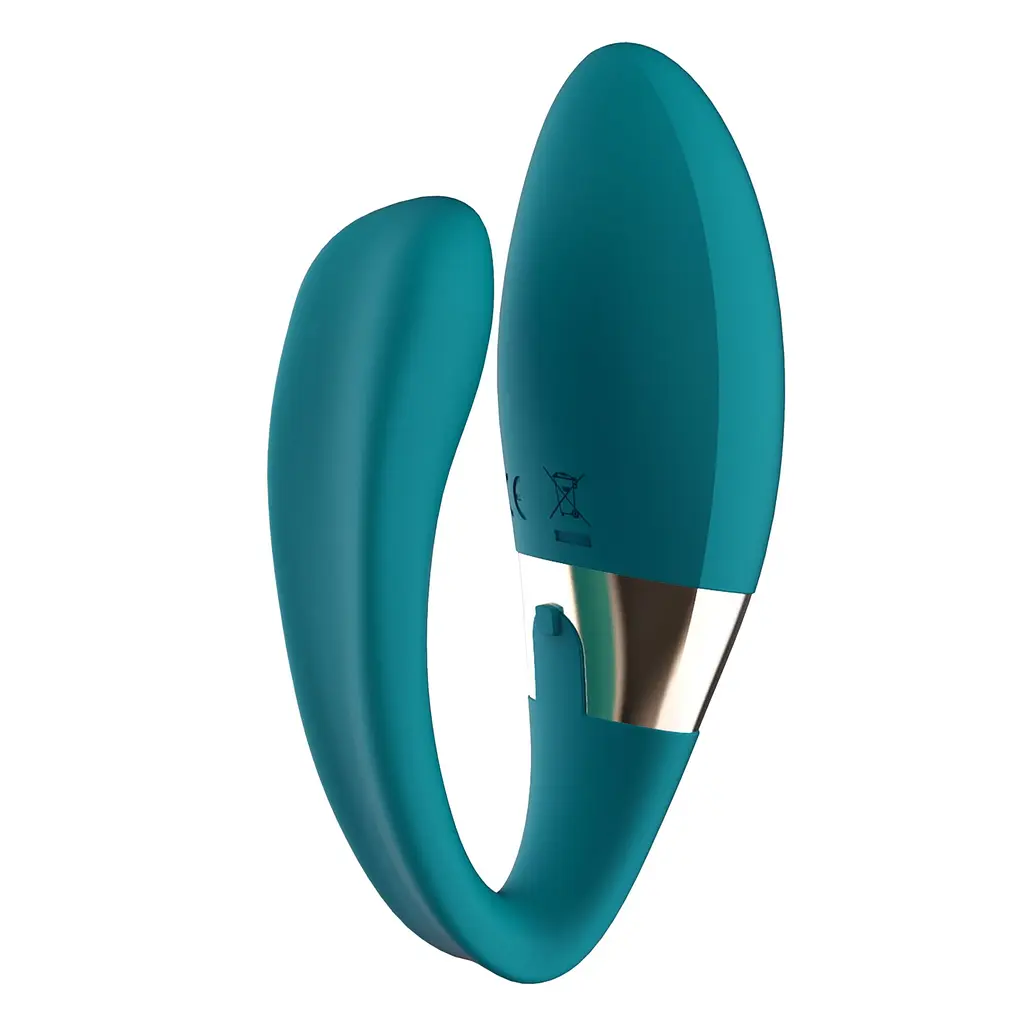 Вібратор для пар LELO Tiani Duo Ocean Blue, 2 мотори, пульт ДК - фото 4