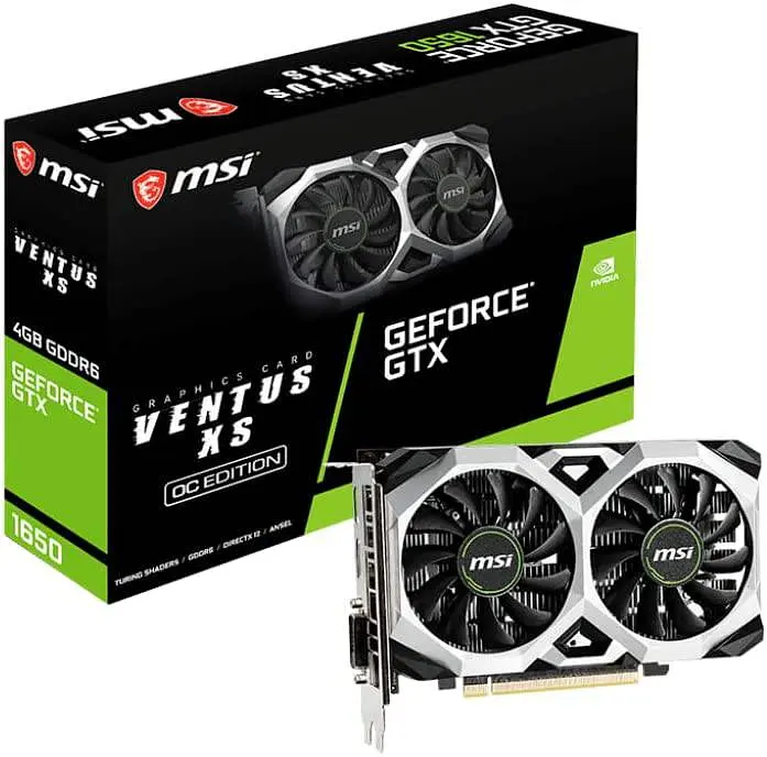 Видеокарта MSI GTX 1650 4Gb D6 Ventus XS OC (GTX 1650 D6 VENTUS XS OC) (GDDR6, 128 bit, PCI-E 3.0 x16) Б/у - фото 5