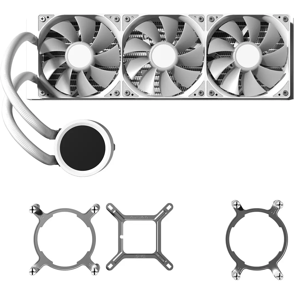Система водяного охолодження AeroCool Abyss L360R Digi White (ACLA-AD36117.21) - фото 3